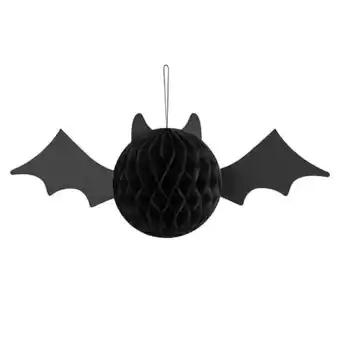 Tesco Bat Honeycomb Halloween Hanging Decoration 45cm offer