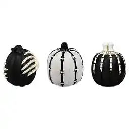 Tesco Assorted Halloween Skeleton Pumpkin Decoration 9cm offer