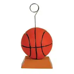 Tesco Basketball Balloons or Photo Holder Table Decoration 13cm / 5 in offer