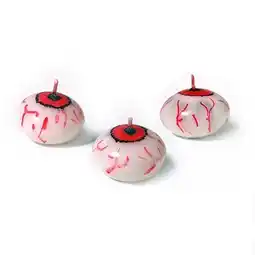 Tesco Floating Bloodshot Eye Halloween Candles - Pack of 25 offer