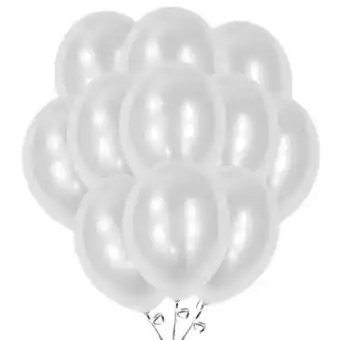 Tesco Metallic Silver Biodegradable Latex Balloons 30cm / 12 in - Pack of 50 offer