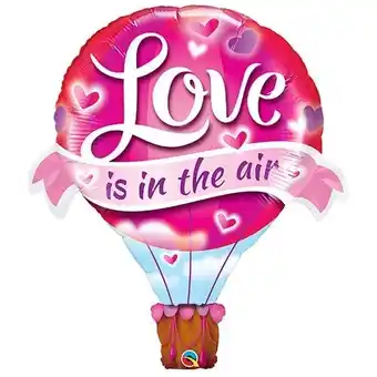 Tesco Love Is In The Air Helium Foil Giant Qualatex Balloon 107cm / 42 in offer