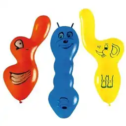 Tesco Giant Assorted Animal Shaped Latex Balloons - Pack of 3 offer