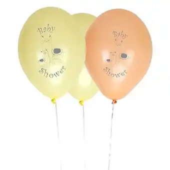 Tesco Llama Love Baby Shower Biodegradable Assorted Latex Balloons 28cm / 11 in - Pack of 8 offer