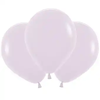 Tesco Pastel Matte Lilac Biodegradable Latex Balloons 45cm / 18 in - Pack of 25 offer