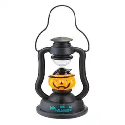 Tesco Pumpkin Spooky Halloween Sound & Light Up Lantern 28.5cm offer