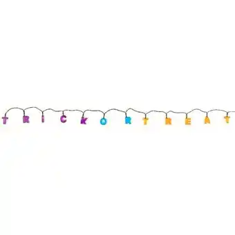 Tesco Halloween Trick or Treat Light String Decoration 150cm offer