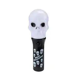 Tesco Skull Halloween Light Up Black Plastic Wand offer