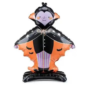 Tesco Dracula Vampire Halloween Standing Giant Air Fill Foil Balloon 112cm / 44 in offer