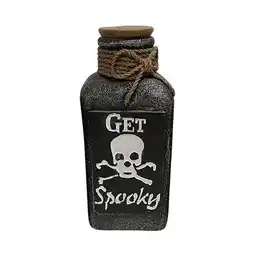 Tesco Halloween Get Spooky Potion Bottle Decoration 15cm offer