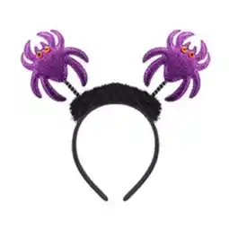 Tesco Purple Spider Halloween Head Boppers Fancy Dress Headband offer