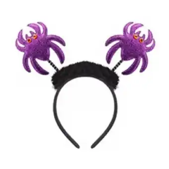 Tesco Purple Spider Halloween Head Boppers Fancy Dress Headband offer