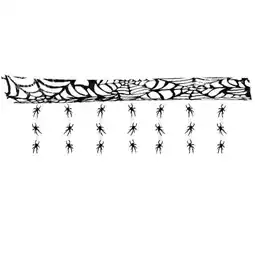 Tesco Halloween Hanging Ceiling Decoration With Spiders 3m offer