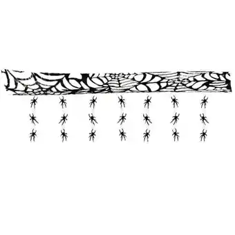 Tesco Halloween Hanging Ceiling Decoration With Spiders 3m offer