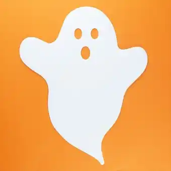 Tesco White Ghost Shaped Acrylic Halloween Grazing Board 39.5cm offer