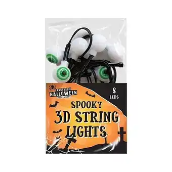 Tesco Halloween 3D Eyeball lights Decoration 160cm offer