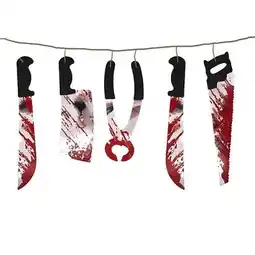 Tesco Halloween Torture Tool Garland Hanging Decoration 180cm offer