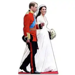 Tesco The Royal Wedding Lifesize Cardboard Cutout - 182cm offer