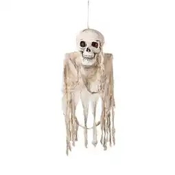 Tesco Screwy Skull Halloween Animated Prop Hanging Decoration 80cm offer