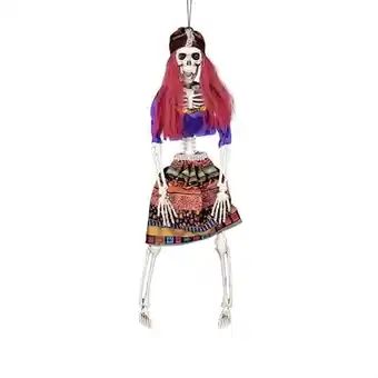 Tesco Skeleton Fortune Teller Halloween Hanging Prop Decoration 40cm offer