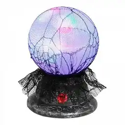 Tesco Crystal Ball Halloween Animated Prop Decoration 18cm offer