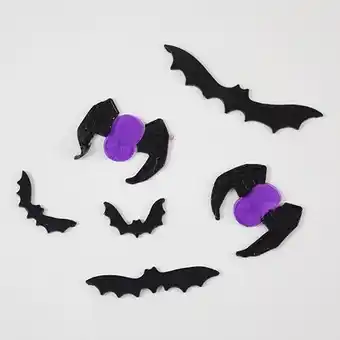 Tesco Bats And Spiders Halloween Gel Stickers Window Decorations offer