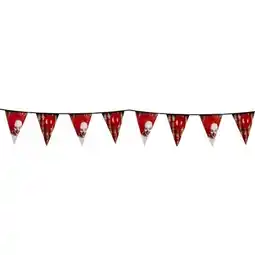 Tesco Horror Clown Halloween Plastic Pennant Bunting 6m offer