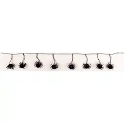 Tesco Halloween Spider Polyester Garland Hanging Decoration 150cm offer