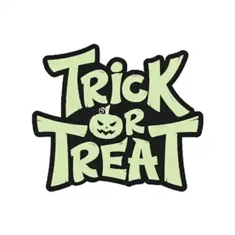 Tesco Glow in the Dark Halloween Trick or Treat Gel Window Sticker Decoration offer