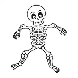 Tesco Jointed Skeleton Halloween Decoration 144cm offer