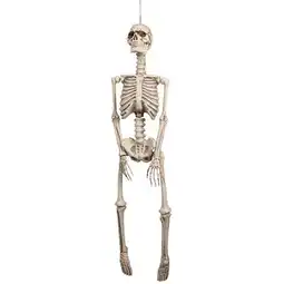 Tesco Halloween Prop Skeleton Hanging Decoration 92cm offer