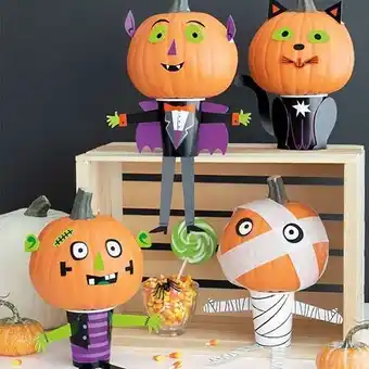 Tesco Halloween DIY Mini Pumpkin Decorating Kit offer