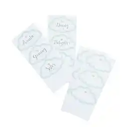 Tesco Pastel Baby Shower Guest Stickers - Pack of 18 offer