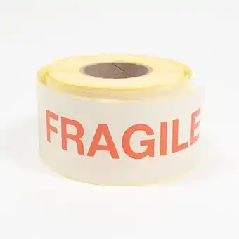 Tesco Fragile Sticker Label Roll offer