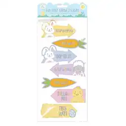 Tesco Easter Egg Hunt Arrow Stickers Sheet - Pack of 2 offer