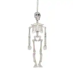 Tesco Iridescent Skeleton Halloween Hanging Prop Decoration 32cm offer