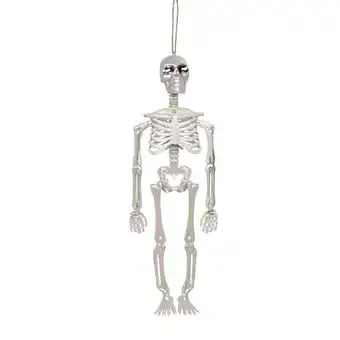 Tesco Iridescent Skeleton Halloween Hanging Prop Decoration 32cm offer