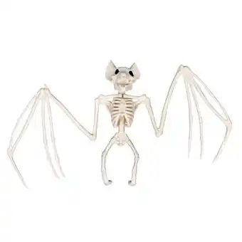 Tesco Bat Skeleton Halloween Plastic Prop Decoration 29cm offer