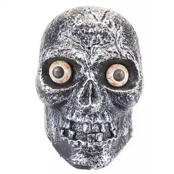 Tesco Scary Skull Light Up & Sound Activated Halloween Decoration offer