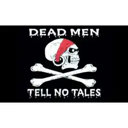 Tesco Deadmen Tell No Tales Pirate Flag - 5 x 3 Ft offer