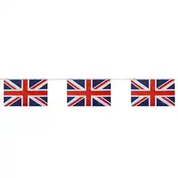 Tesco Union Jack Fabric Flag Bunting 370m (100 x 3.7m) offer