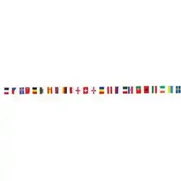 Tesco European Countries Flags Bunting 8m offer