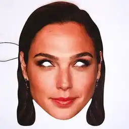 Tesco Gal Gadot Cardboard Face Mask offer