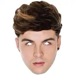 Tesco Union J Jaymi Celebrity Cardboard Face Mask offer