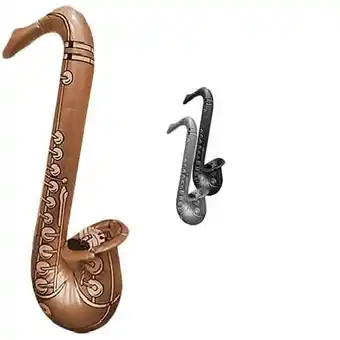 Tesco Assorted Inflatable Saxophone - 23.5 Inches / 60cm - Pack of 3 offer