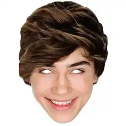 Tesco Union J George Celebrity Cardboard Face Mask offer