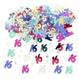 Tesco 16th Birthday Assorted Table Confetti - 14 Grams offer