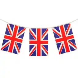 Tesco Union Jack PVC Flag Bunting 40m (10 x 4m) offer