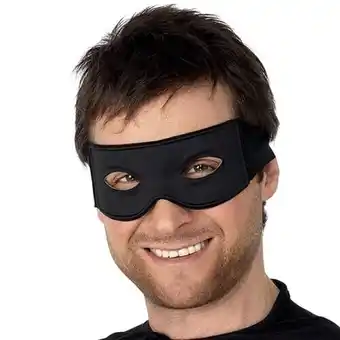 Tesco Black Bandit Eye Mask and Tie Scarf offer