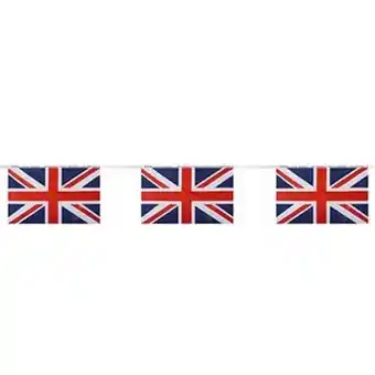 Tesco Union Jack Fabric Flag Bunting 37m (10 x 3.7m) offer